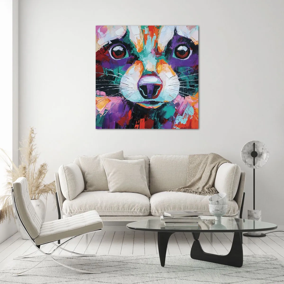 Üveg kép - Csak jó érzelmek - 60x60 cm