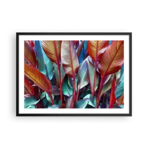 Poszter fehér keretben - Egy színes sűrű - 70x50 cm