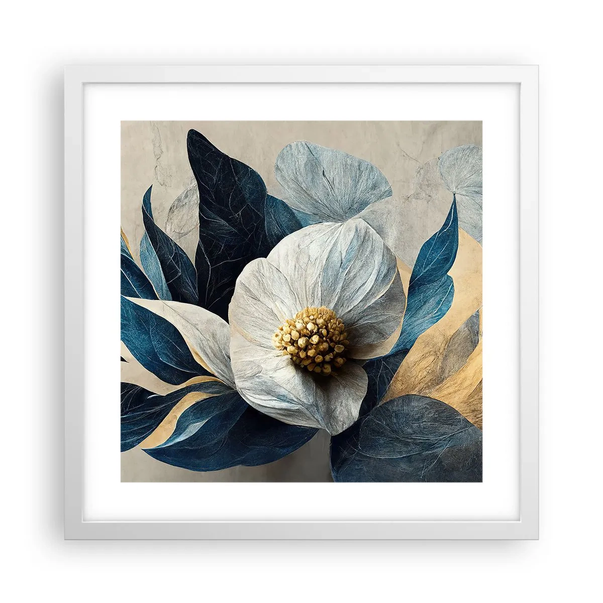 Poszter fekete keretben - Arany szíve van - 40x40 cm