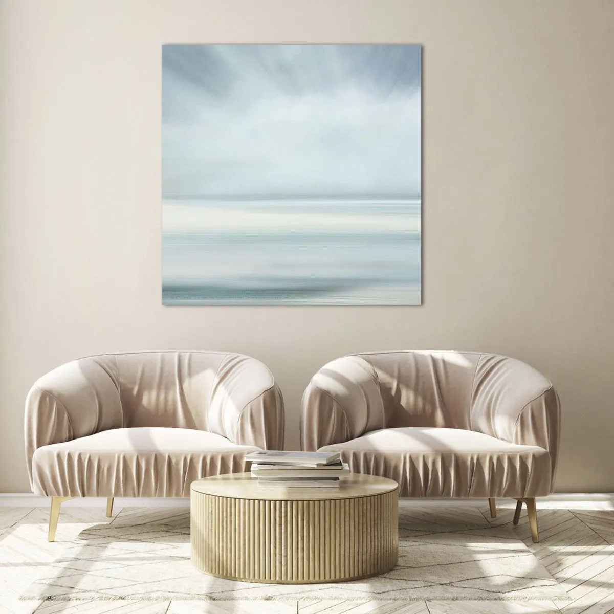 Üveg kép - Béke egészen a horizontig - 50x50 cm