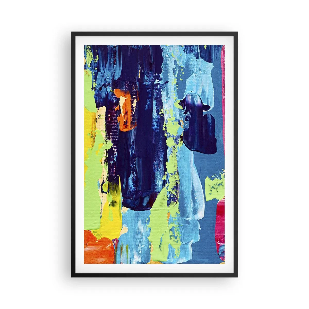 Poszter fehér keretben - Az élet gyönyörű! - 61x91 cm