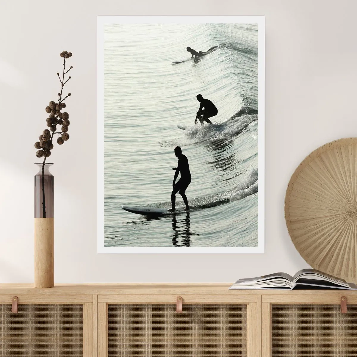 Poszter - A hullámmal találkozni - 40x50 cm
