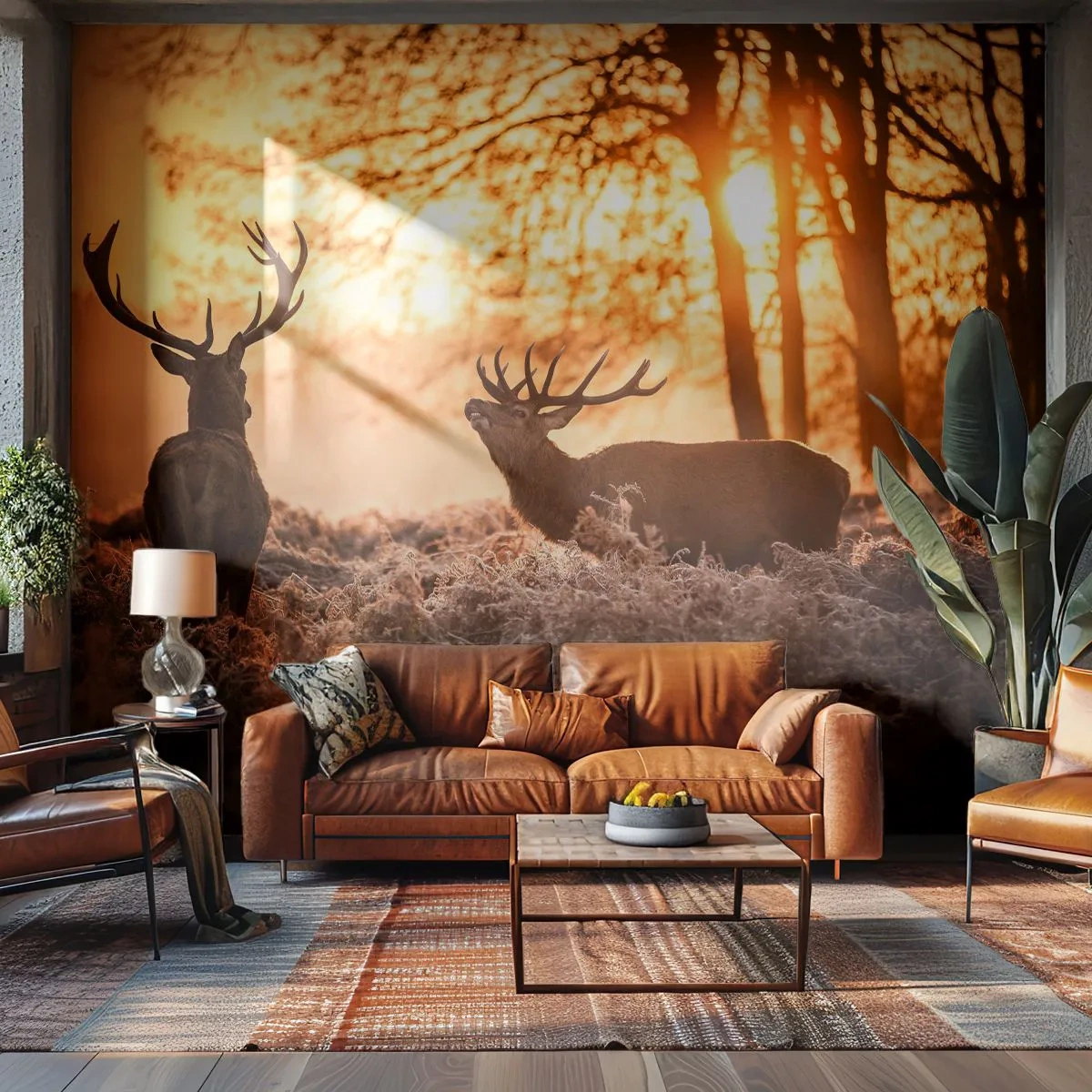 Fotótapéta Standard Eco - Vadász álma - Tájkép, Szarvas, Vadászat - 200x140 cm