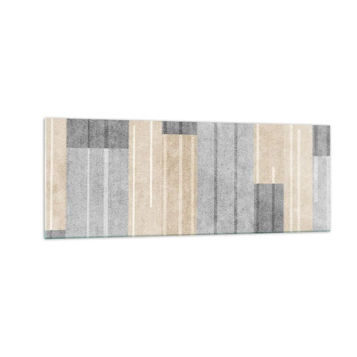 Üveg kép - Kompozíció: tartsa a függőlegeset - 140x50 cm