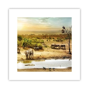 Poszter - „Z Edenu zaś wypływała rzeka…" - 30x30 cm