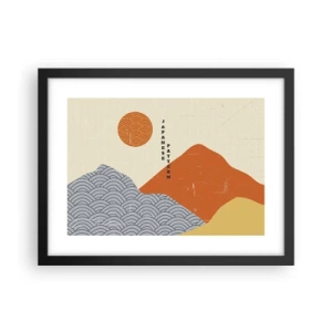 Poszter fehér keretben - A japán szellemben - 40x30 cm