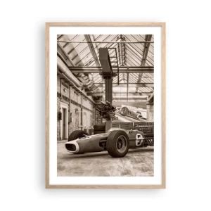 Poszter világos tölgy keretben - A győztes pihenője - 50x70 cm