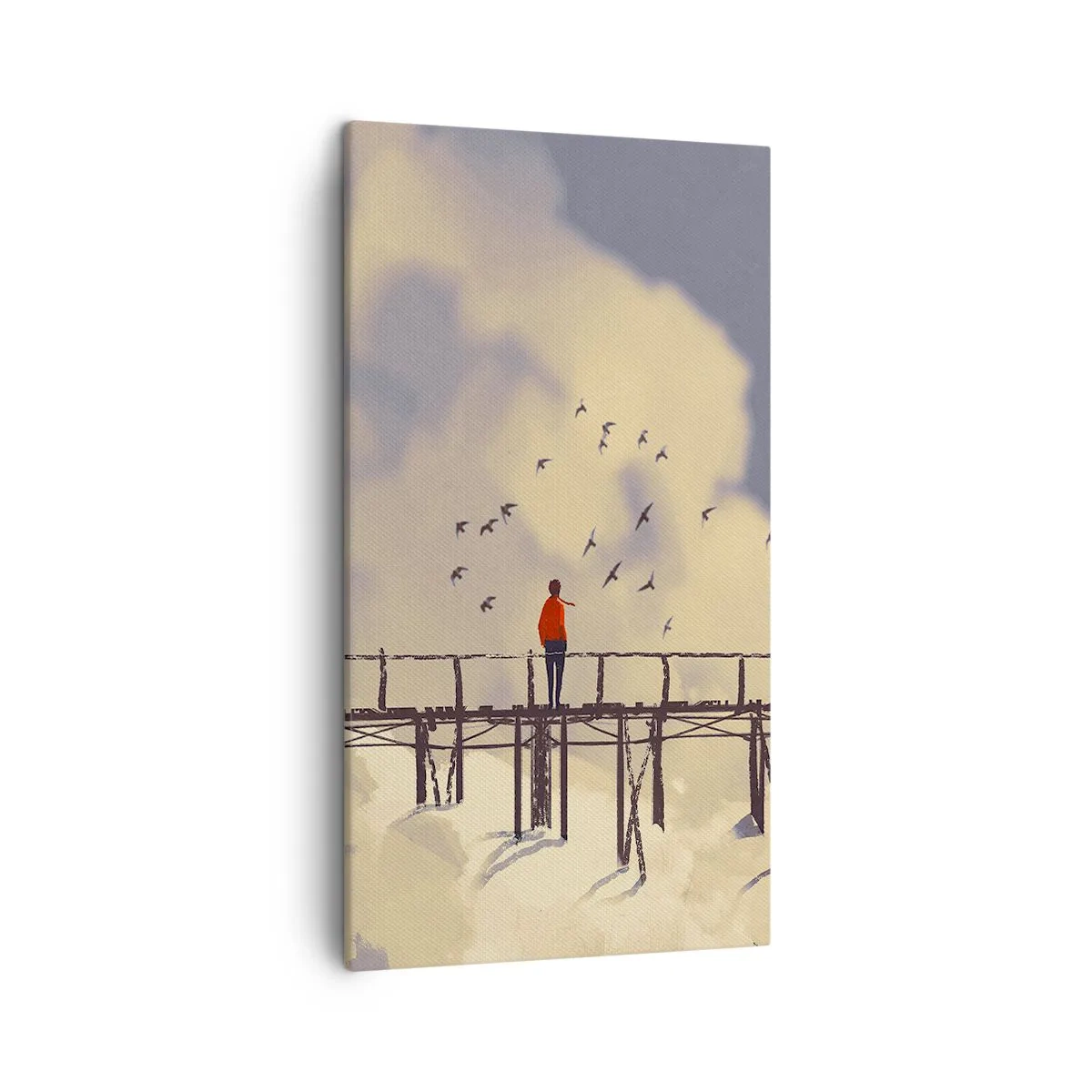 Vászonkép - Kék vágy - 45x80 cm