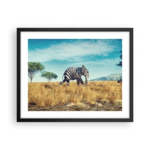 Poszter fehér keretben - A szürke már nem menő - 50x40 cm