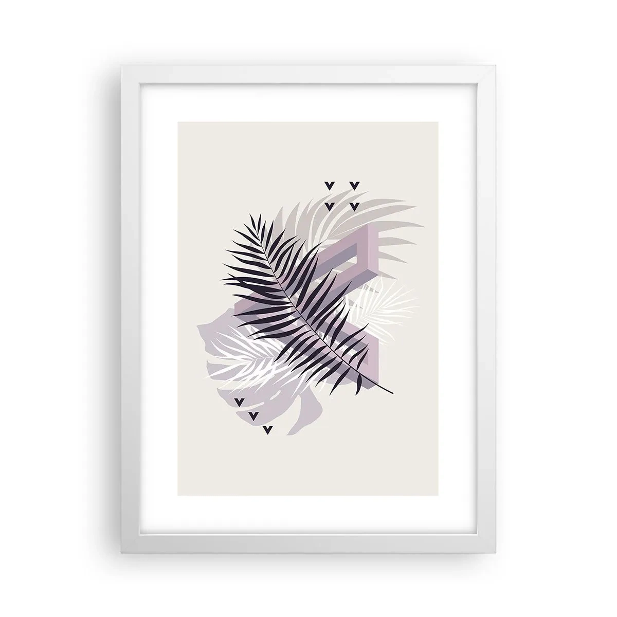 Poszter fekete keretben - Az árnyék árnyéka - 30x40 cm