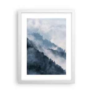 Poszter fekete keretben - A hegyek misztikája - 30x40 cm