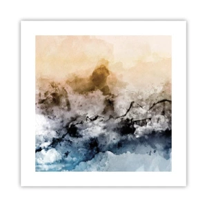 Poszter - Ködfelhőbe fulladt - 40x40 cm