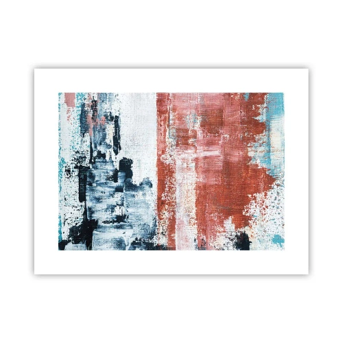 Poszter - Fele-fele absztrakt - 40x30 cm