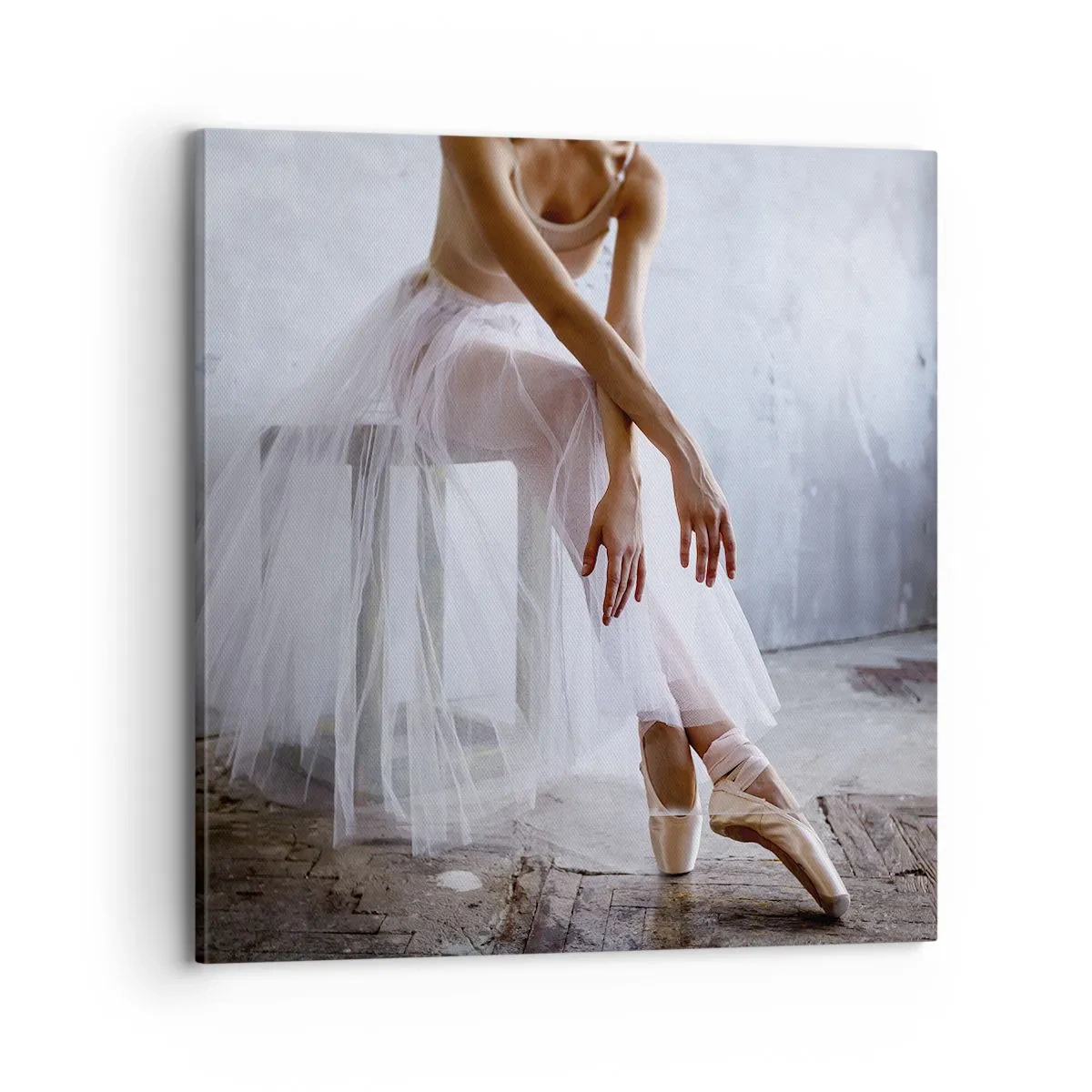 Vászonkép - Mielőtt a rámpa fényei kigyúlnak - 70x70 cm