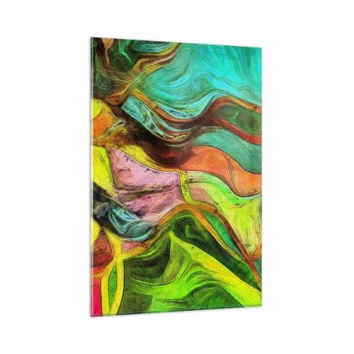 Üveg kép - A mozgás az élet - 80x120 cm