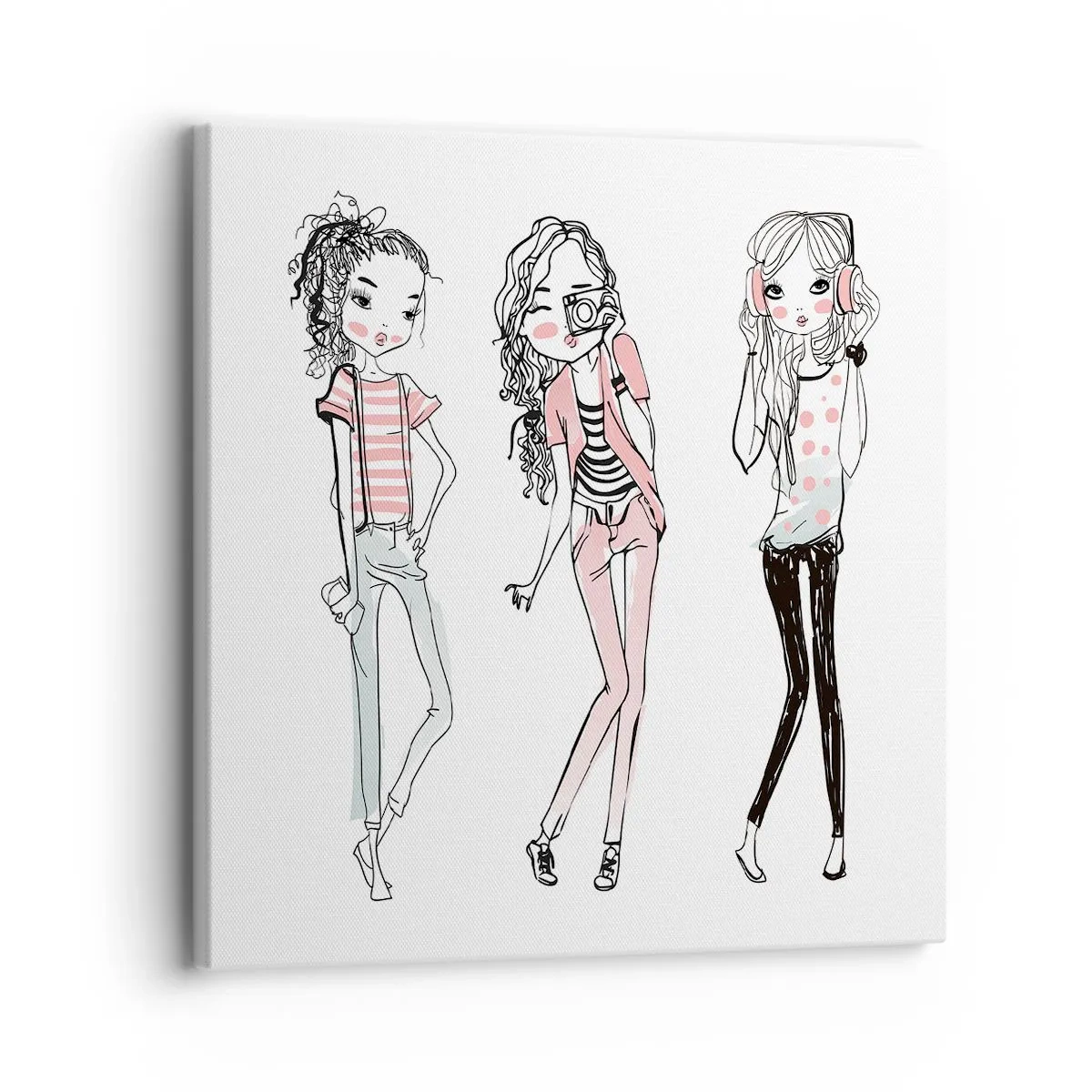 Vászonkép - Lesz, jó móka lesz - 30x30 cm