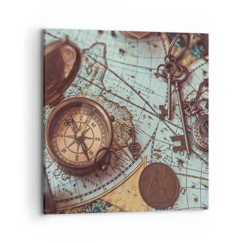 Vászonkép - A kalandvágynak - 70x70 cm