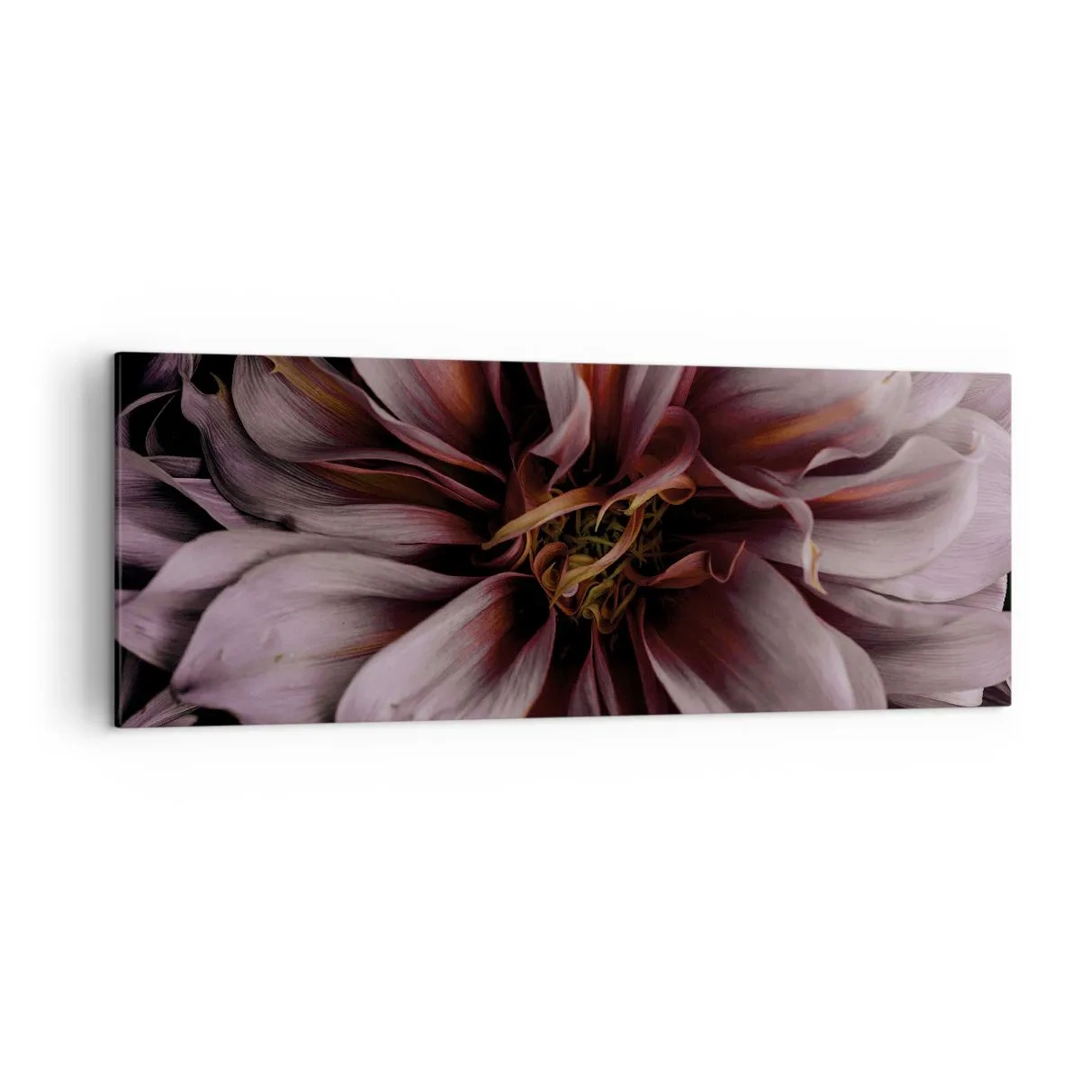 Vászonkép - Virágos szív - 140x50 cm