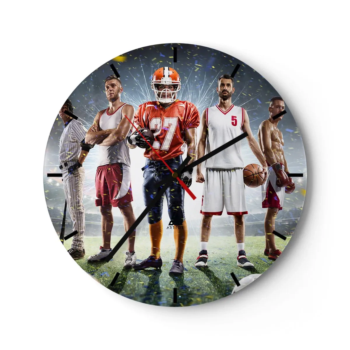 Falióra, Óra - Mezei gladiátorok - 40x40 cm