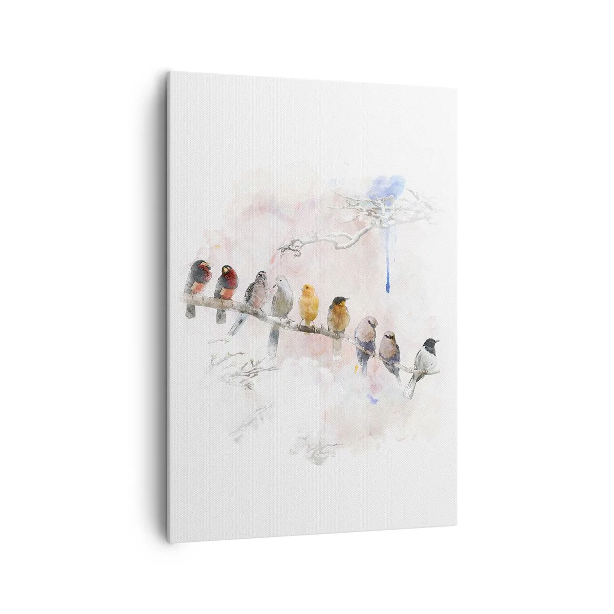 Vászonkép - Szárnyas találkozó - 70x100 cm