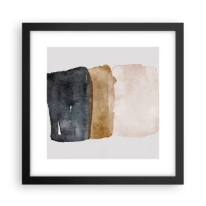 Poszter fehér keretben - A föld színeinek kompozíciója - 30x30 cm
