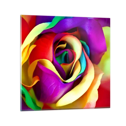 Üveg kép - Ez lehetetlen - 40x40 cm