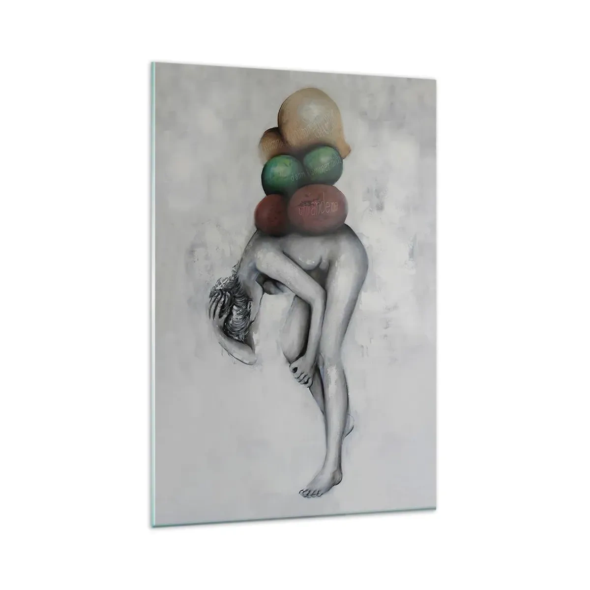 Üveg kép - Az élet nehézségei - 80x120 cm