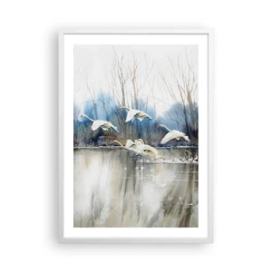 Poszter fekete keretben - Mint a vadhattyúkról szóló mesében - 50x70 cm