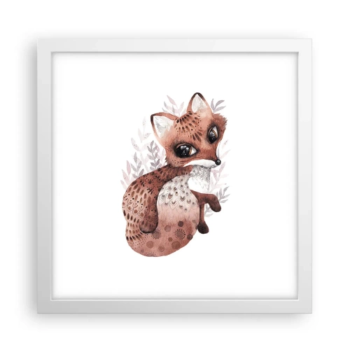 Poszter fekete keretben - Csak szeretnivaló - 30x30 cm
