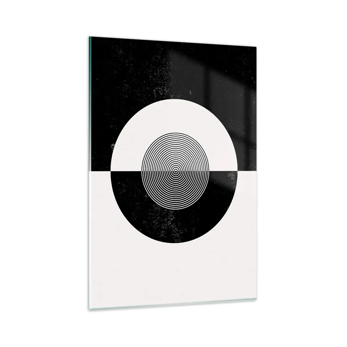 Üveg kép - Harmónia fekete-fehérben - 80x120 cm