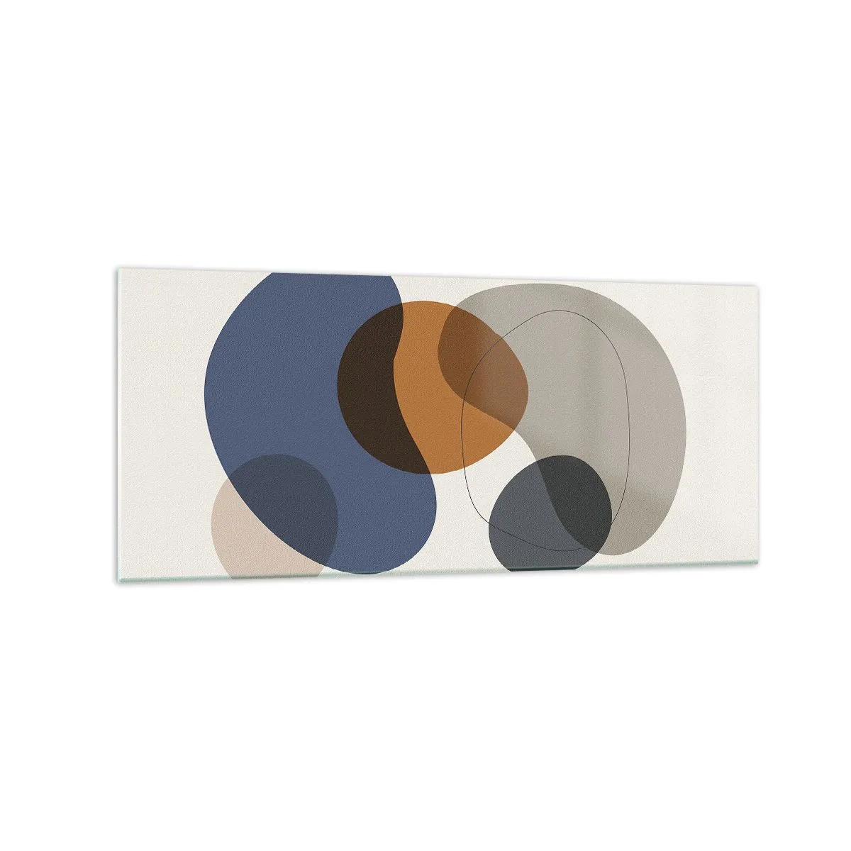 Üveg kép - Színek cseppjei - 120x50 cm