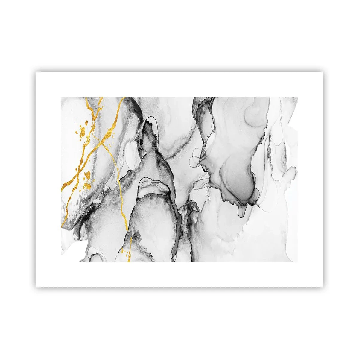 Poszter - Arany motívumú kompozíció - 40x30 cm