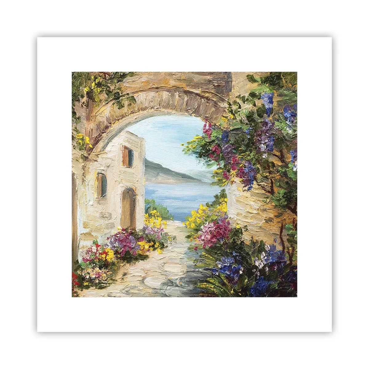 Poszter - Egy tengerparti vidék varázsa - 30x30 cm