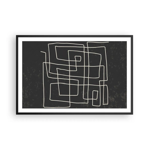 Poszter fehér keretben - Nem olyan egyszerű - 91x61 cm