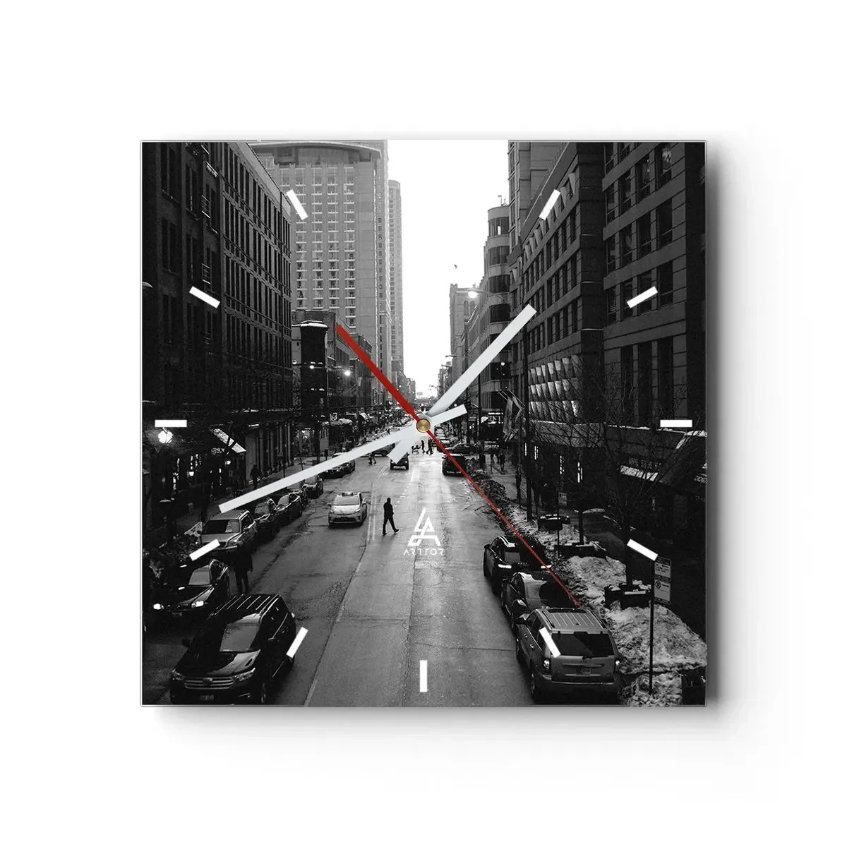 Falióra, Óra - Egy újabb nap, mint minden más nap - 40x40 cm