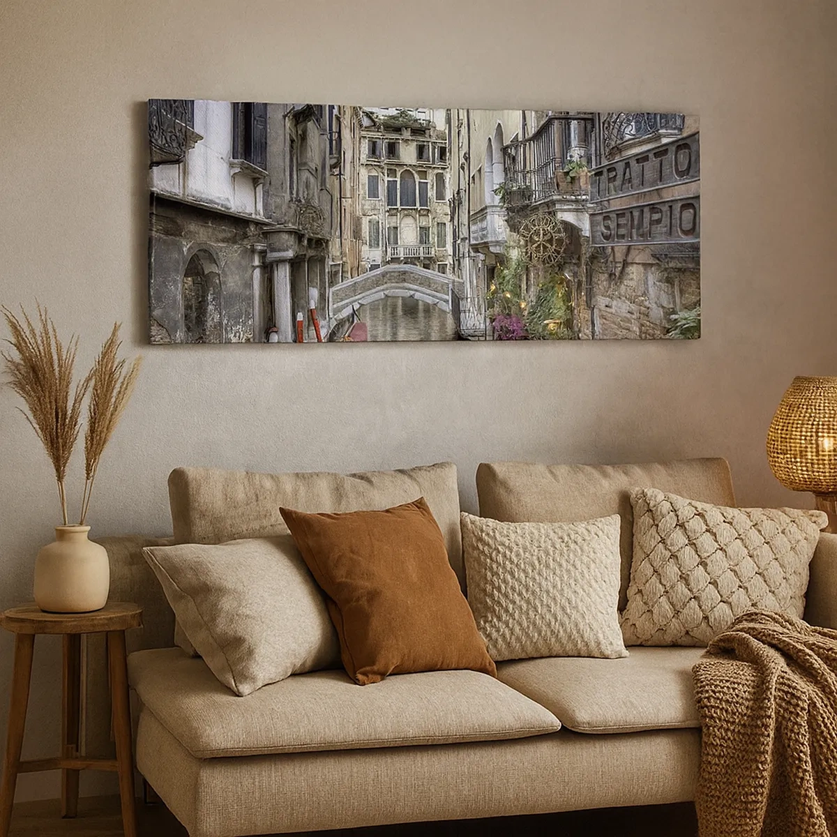 Vászonkép - Évszázadokon át néma elmélkedésben - 30x30 cm