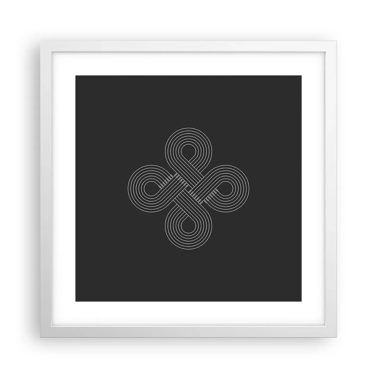 Poszter fekete keretben - Kelta szellemben - 40x40 cm