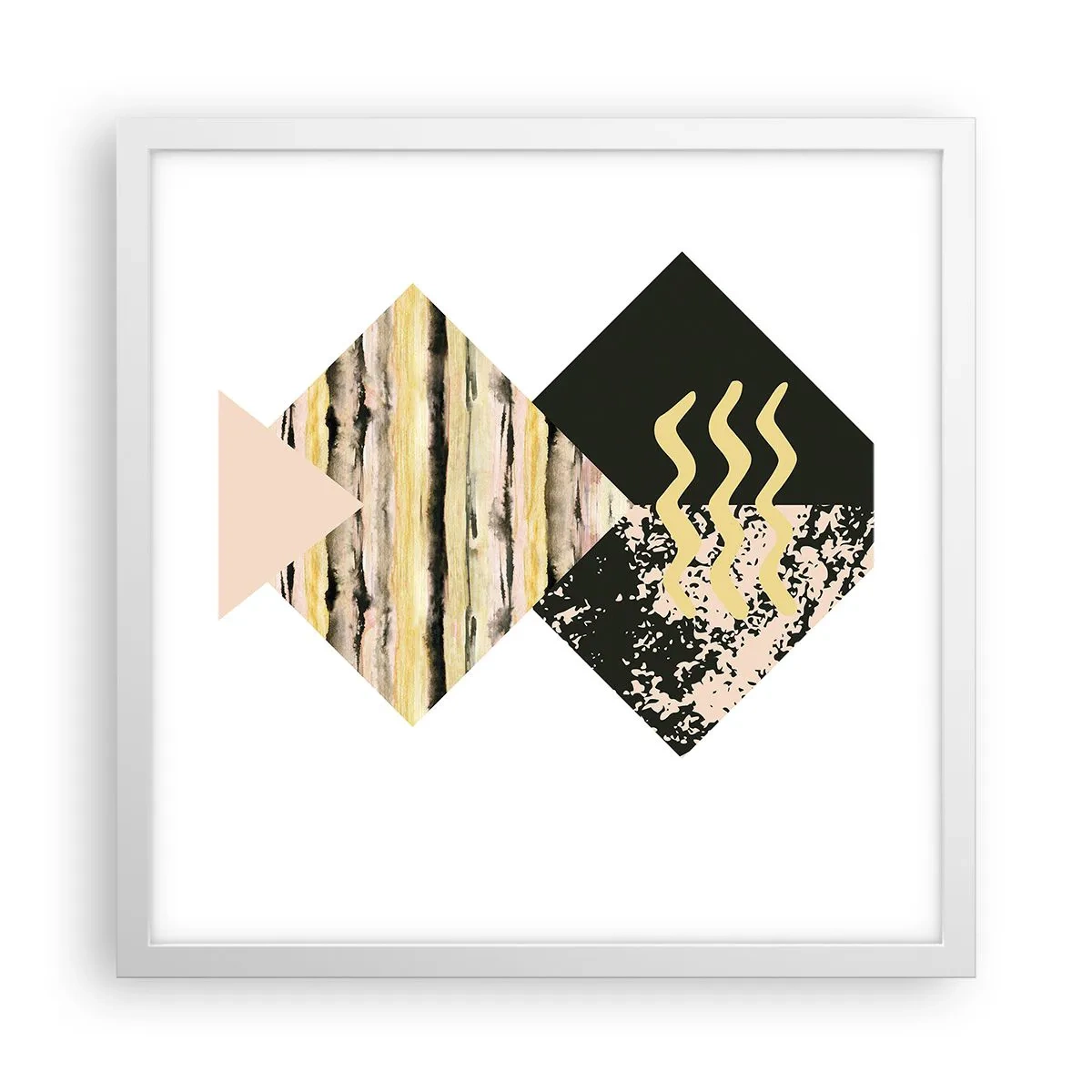 Poszter fekete keretben - Nem olyan egyszerű - 40x40 cm