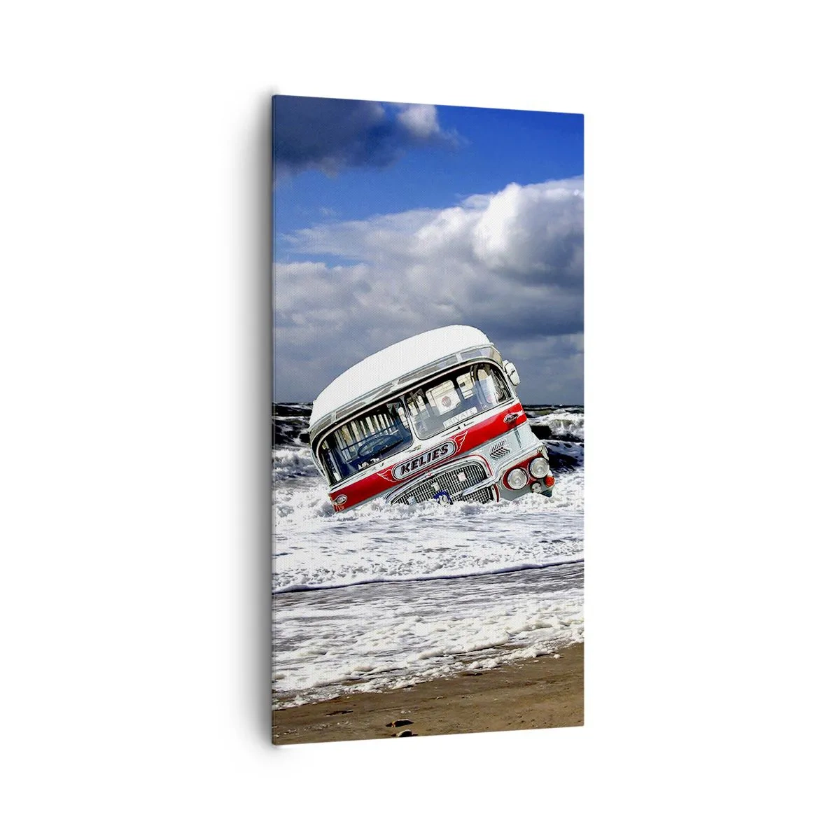 Vászonkép - Min csodálkozol? - 65x120 cm