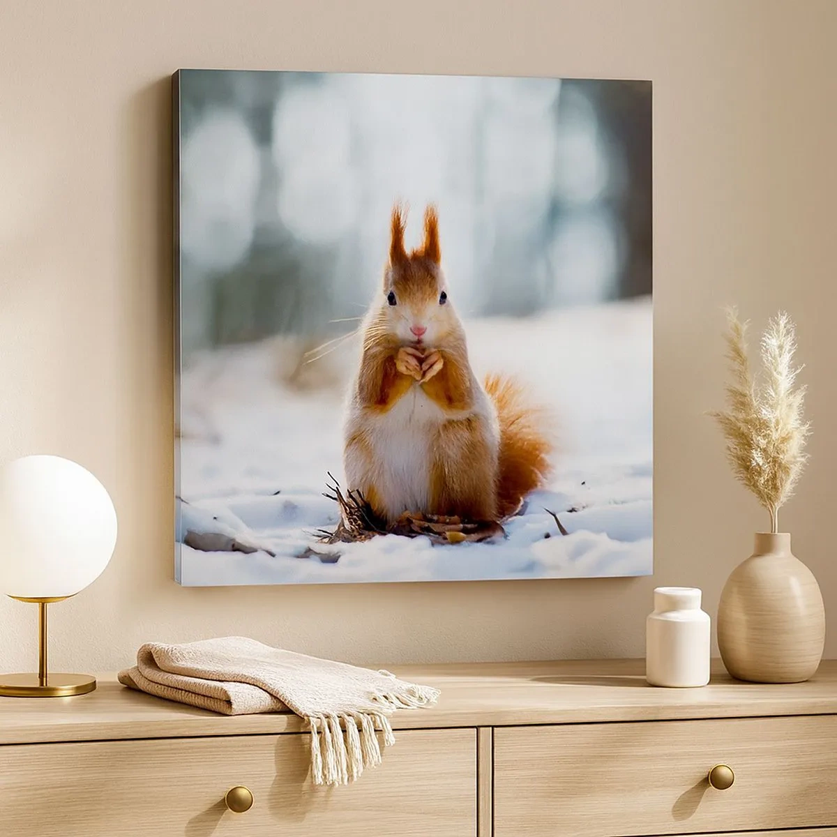 Vászonkép - Mit nézel? - 30x30 cm