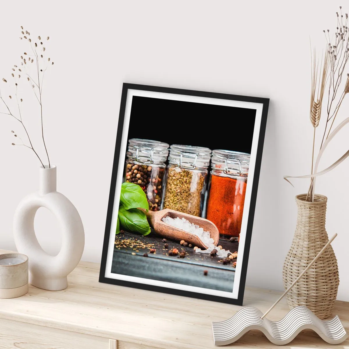 Poszter fehér keretben - Hogy az életnek legyen íze - 30x40 cm