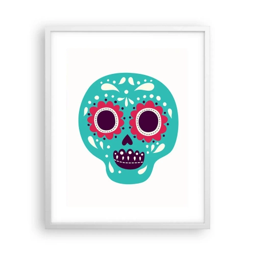 Poszter fekete keretben - Az élet - szórakozás a halálig - 40x50 cm