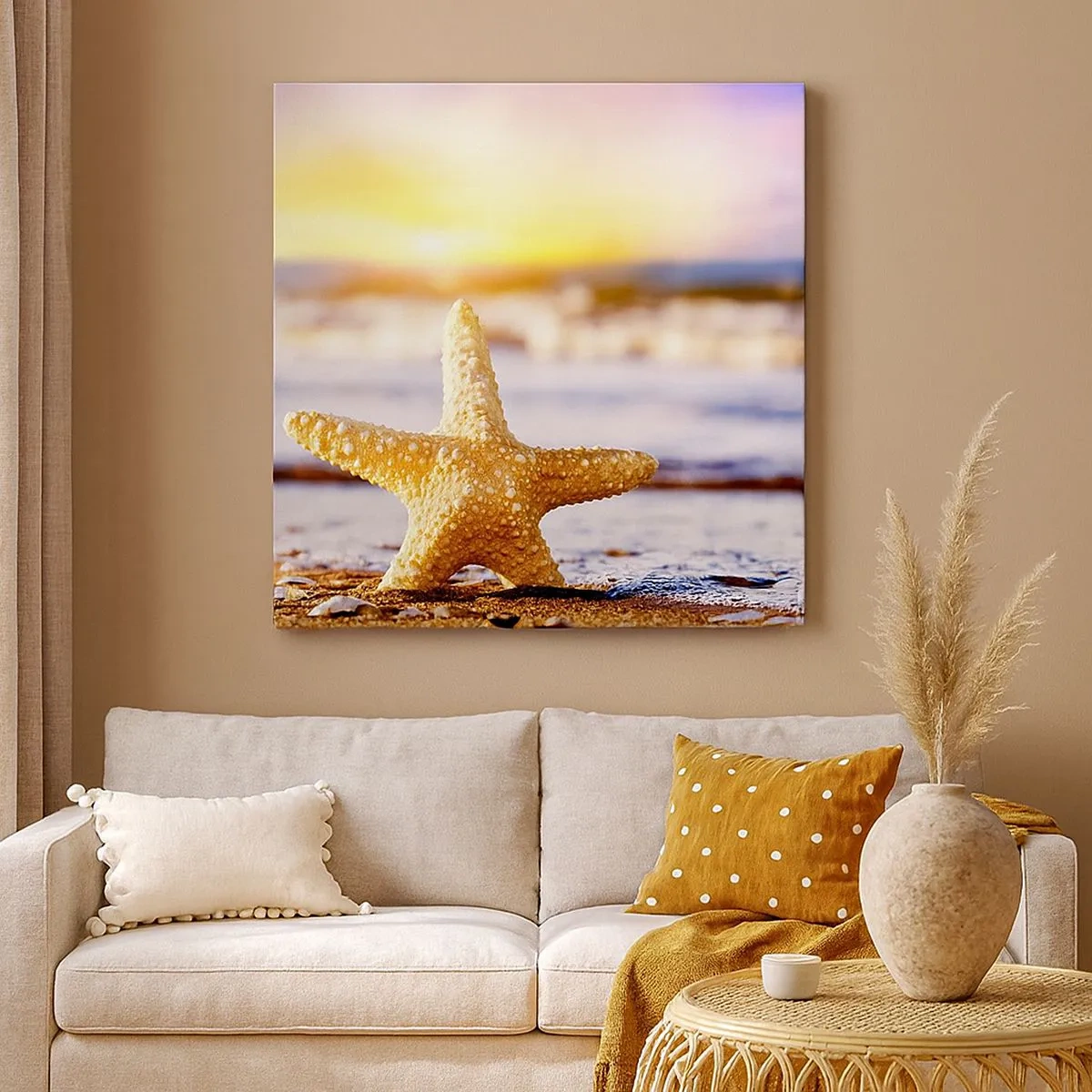 Vászonkép - Tengeri ajándék - 30x30 cm