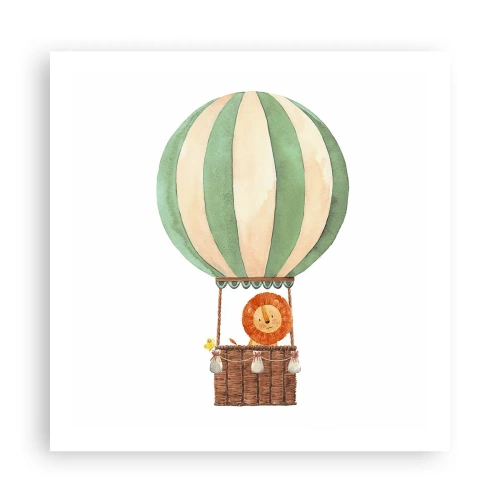 Poszter - Leon utazásai - 60x60 cm