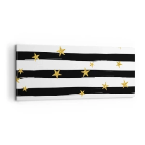 Vászonkép - Mindannyian szerencsés csillag alatt születtünk - 100x40 cm