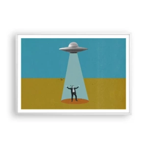 Poszter fekete keretben - Közeli találkozás - 100x70 cm