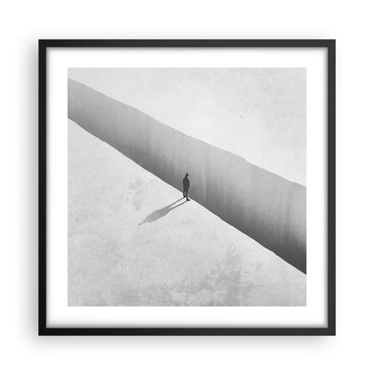 Poszter fehér keretben - Fényes célpont - 50x50 cm