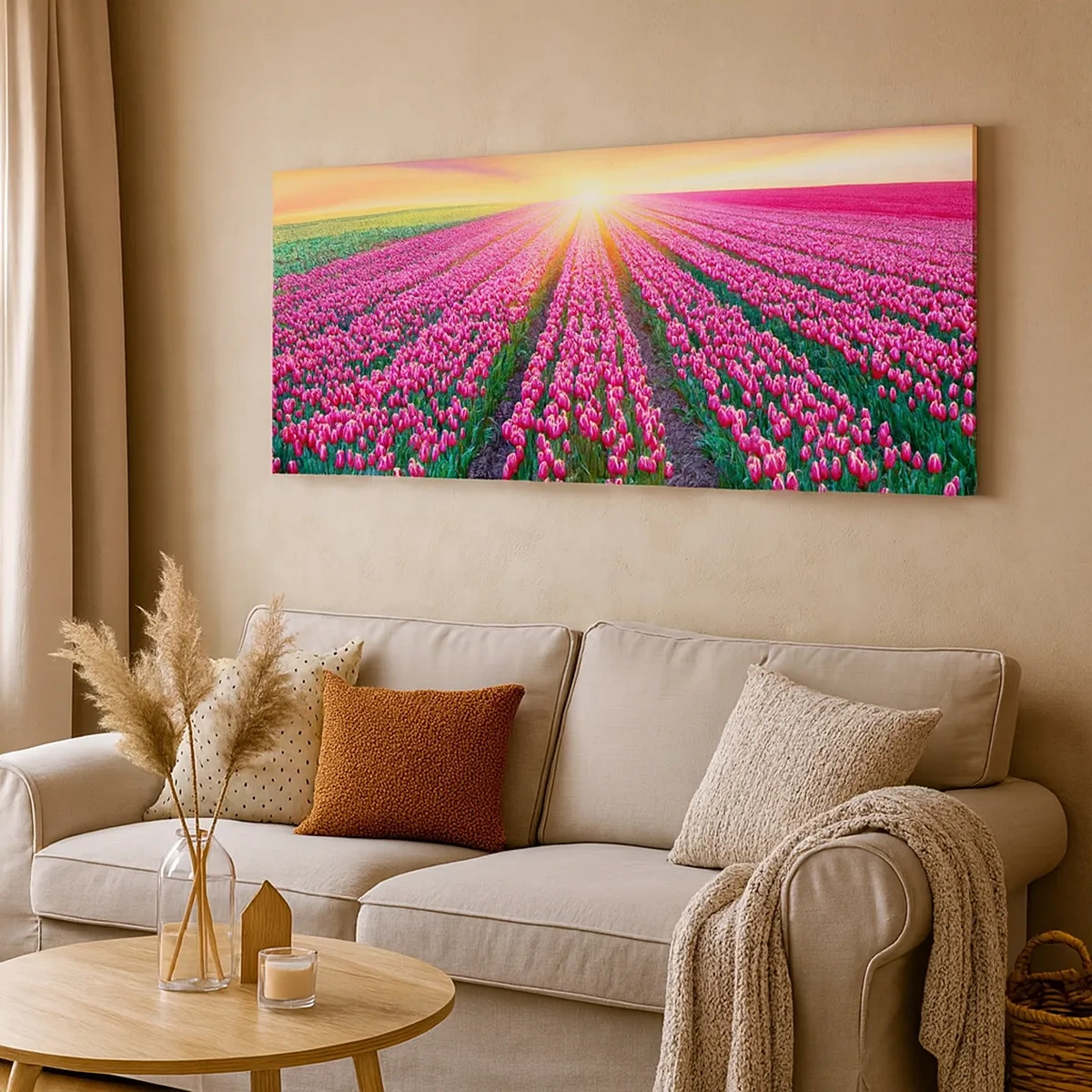 Vászonkép - Gyönyör farm - 30x30 cm