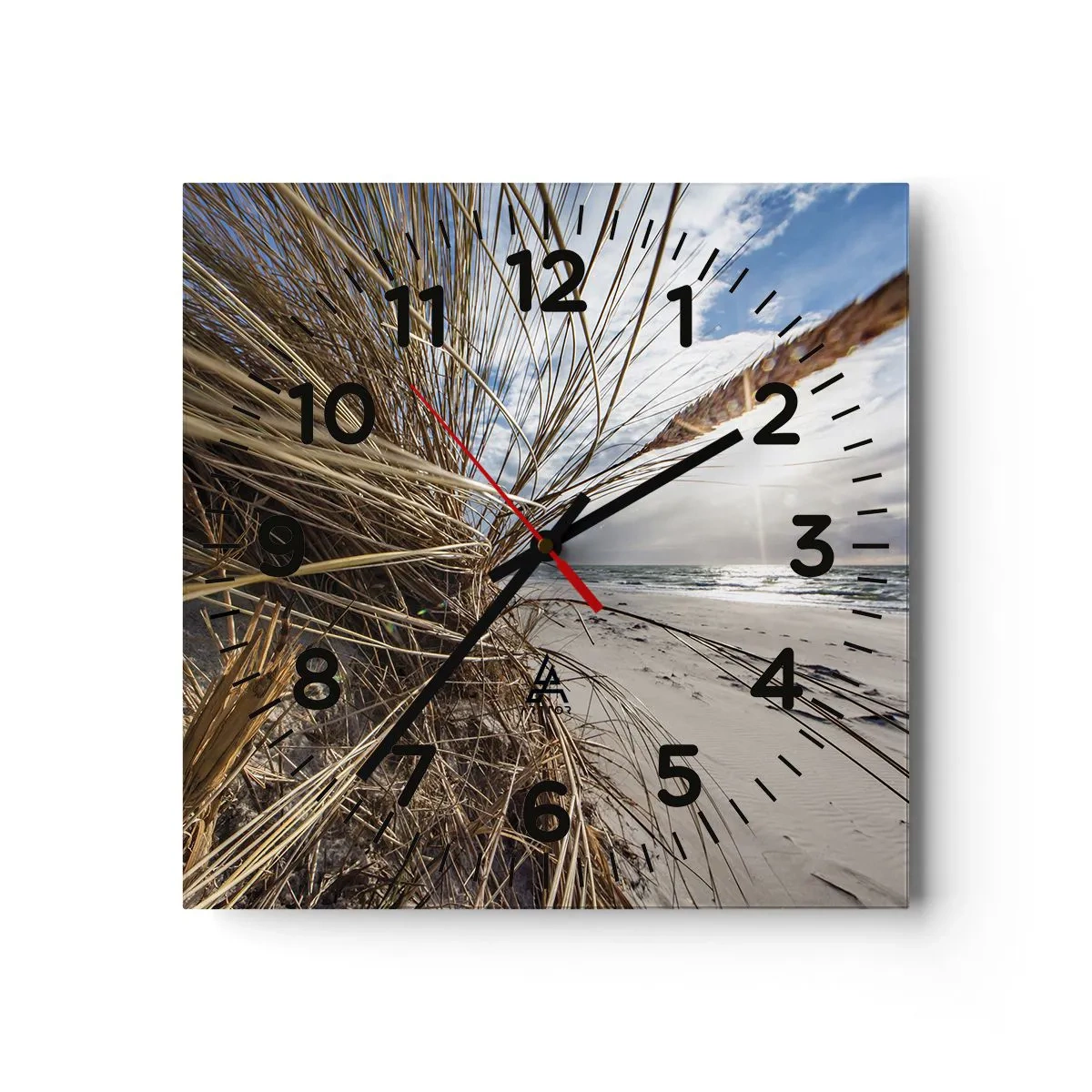 Falióra, Óra - Az elemek találkozása - 40x40 cm