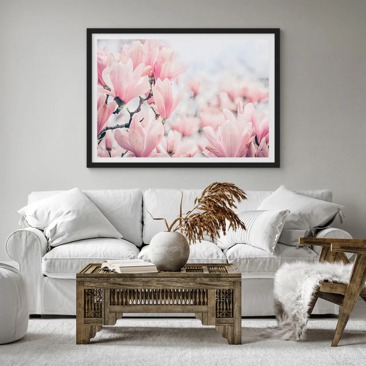 Poszter fehér keretben - A finomság eszménye - 70x50 cm